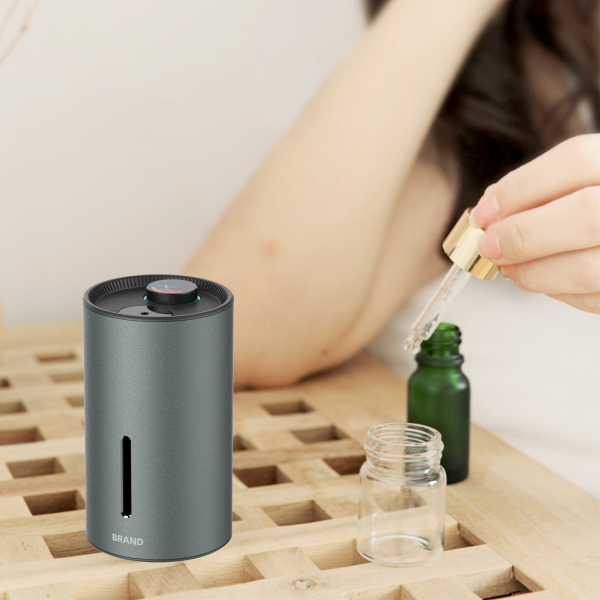 Waterless Portable Nebulizer Essential Oil Aroma Car Diffuser
